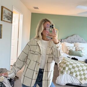 Kendall & Kylie Cream Utility Jacket